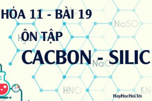 Bài tập ôn tập Cacbon, Silic và hợp chất của Cacbon, Silic - hóa 11 bài 19